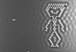 Изображение: Исследователи IBM показали мультфильм из атомов