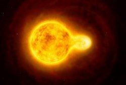 Астрономы обнаружили уникальный желтый гипергигант