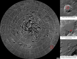 НАСА опубликовало интерактивную карту северного полюса Луны