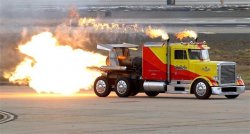 Самый быстрый грузовик в мире - Shockwavе на реактивной тяге