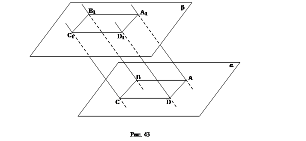 Даны 2 скрещивающиеся прямые как провести через них 2 параллельные плоскости